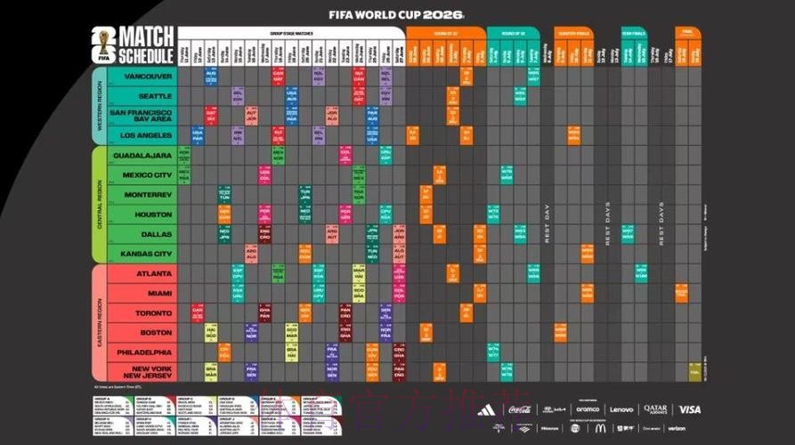 2026世界杯赛程完整版全程直播直播平台